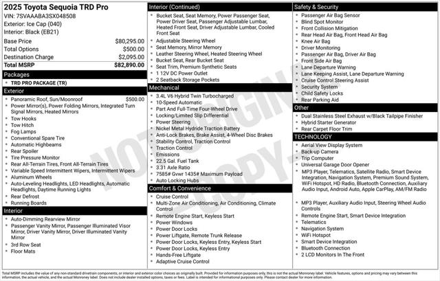 Used 2025 Toyota Sequoia TRD Pro For Sale in Muscle Shoals, AL