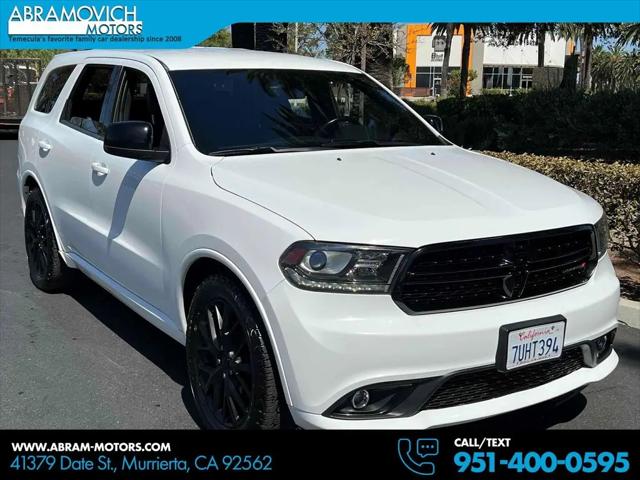 2016 Dodge Durango SXT for sale in Murrieta, CA