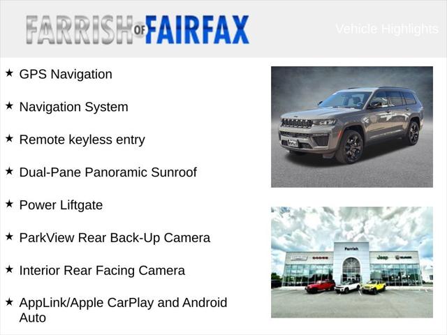 2027 Jeep Grand Cherokee L GRAND CHEROKEE L LIMITED 4X4 2027 Jeep Grand Cherokee L GRAND CHEROKEE L LIMITED 4X4