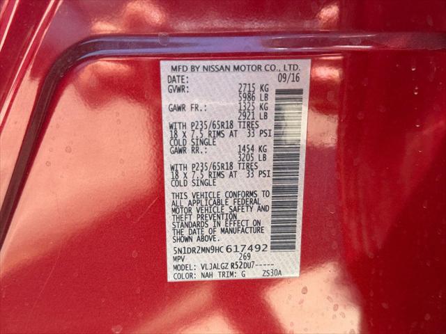 2017 Nissan Pathfinder SL