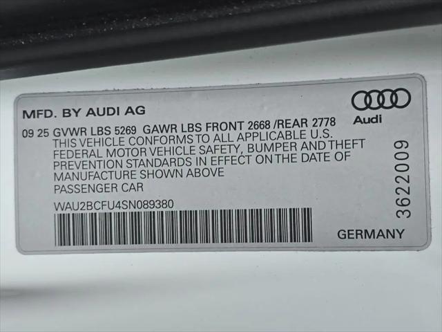 2025 Audi A5 Premium Plus TFSI quattro S tronic