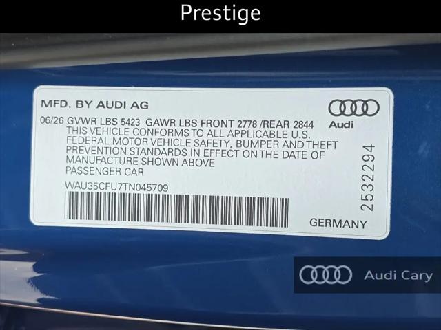 2026 Audi S5 Prestige TFSI quattro S tronic