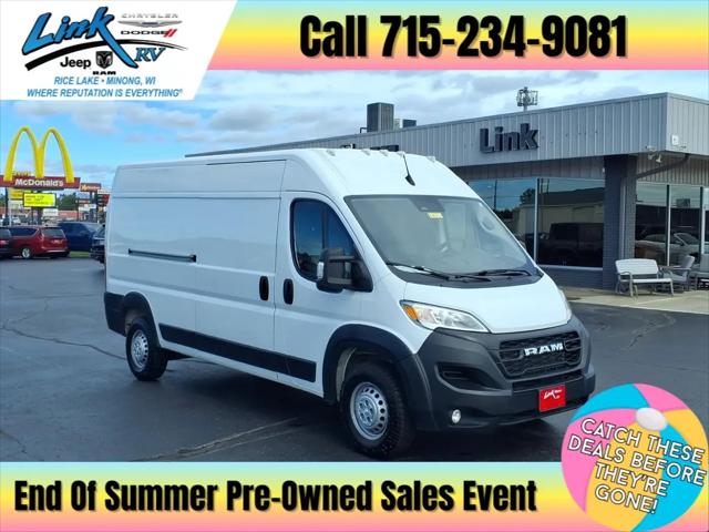 2025 Ram ProMaster 2500 Cargo Van Tradesman High Roof 159 WB w/Pass Seat for sale in Rice Lake, WI