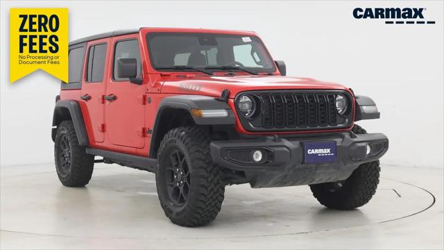 2025 Jeep Wrangler 4-Door Willys 4x4 for sale in Houston, TX
