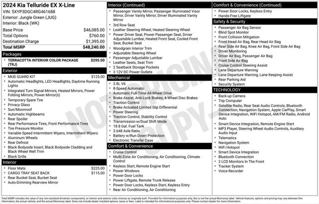2024 Kia Telluride EX X-Line 2024 Kia Telluride EX X-Line