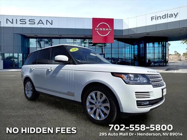 2016 Land Rover Range Rover 3.0L V6 Turbocharged Diesel HSE Td6 for sale in Henderson, NV