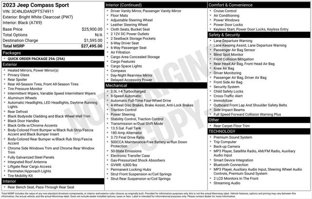 2023 Jeep Compass Sport 4x4