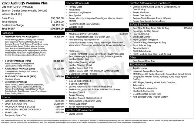 2023 Audi SQ5 Premium Plus TFSI quattro Tiptronic for sale in Schaumburg, IL