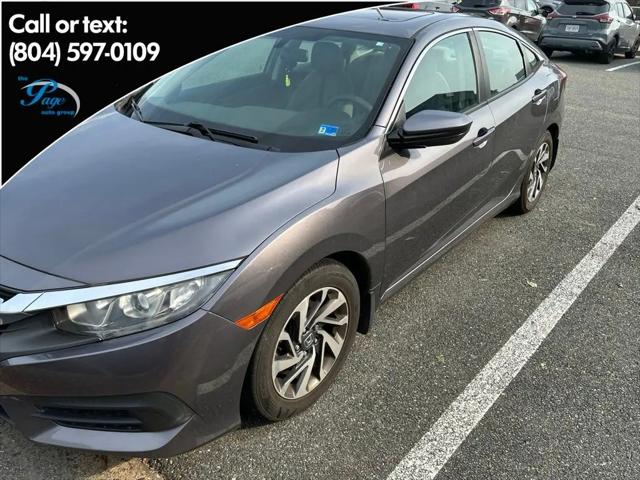 2016 Honda Civic EX for sale in Henrico, VA