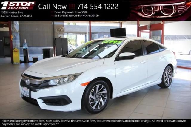 2016 Honda Civic EX for sale in Garden Grove, CA