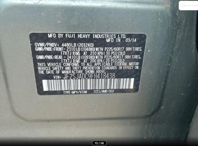 2015 Subaru Forester 2.5i Premium