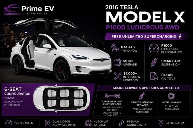 2016 Tesla Model X P100D for sale in La Habra, CA