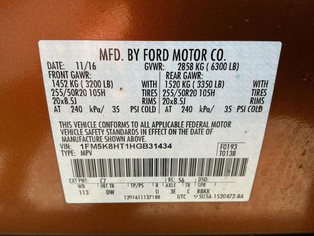 2017 Ford Explorer Platinum
