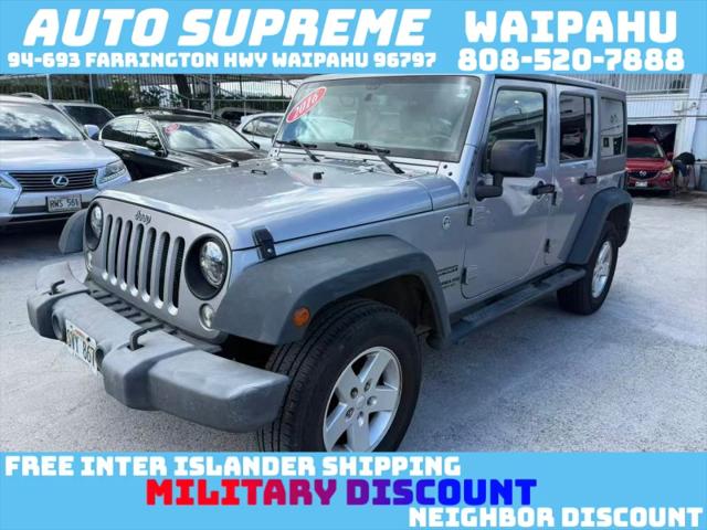 2016 Jeep Wrangler Unlimited Sport for sale in Waipahu, HI