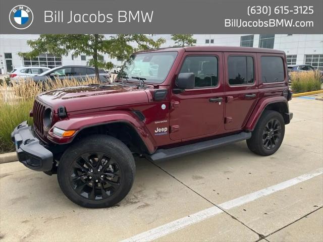 2021 Jeep Wrangler 4xe Unlimited Sahara 4x4 for sale in Naperville, IL