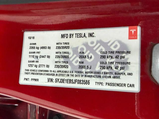 2018 Tesla Model 3 Long Range