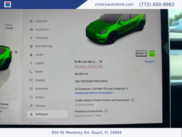 2022 Tesla Model Y Performance Dual Motor All-Wheel Drive