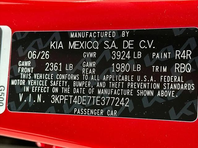 2026 Kia K4 LXS