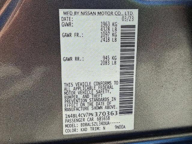 2023 Nissan Altima SR FWD
