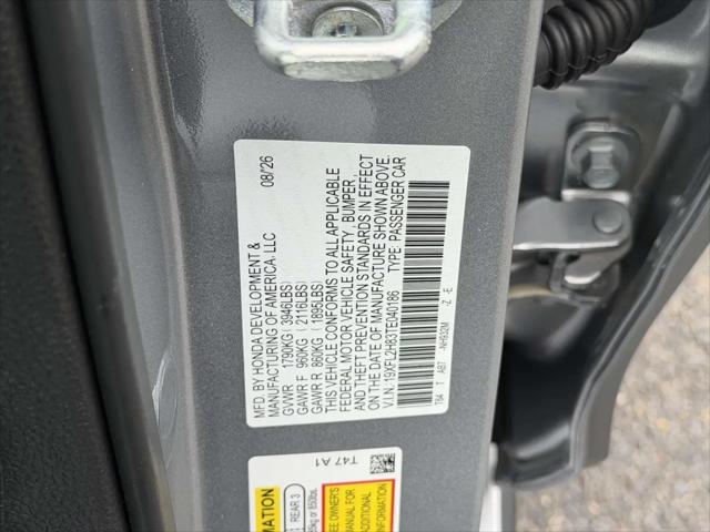 2026 Honda Civic Sport