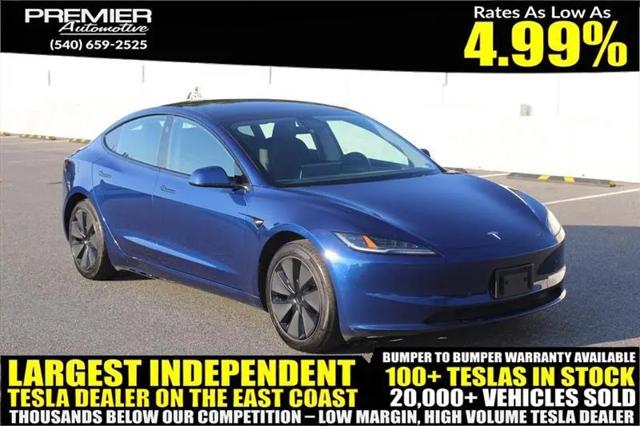 2025 Tesla Model 3 Long Range Rear-Wheel Drive for sale in Dumfries, VA