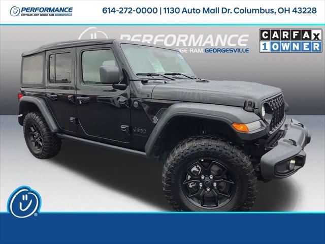 2025 Jeep Wrangler 4-Door Willys 4x4 for sale in Columbus, OH