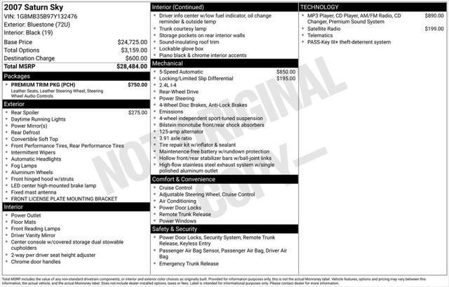 2007 Saturn Sky Base for sale in Auburn, WA