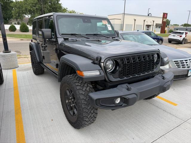 2025 Jeep Wrangler 4-Door Willys 4x4 for sale in Marshall, MN
