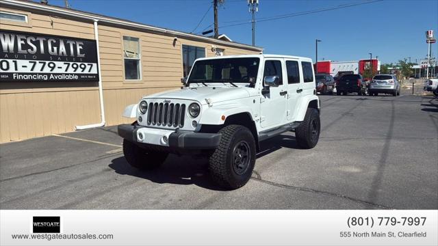 2016 Jeep Wrangler Unlimited Sahara for sale in Clearfield, UT