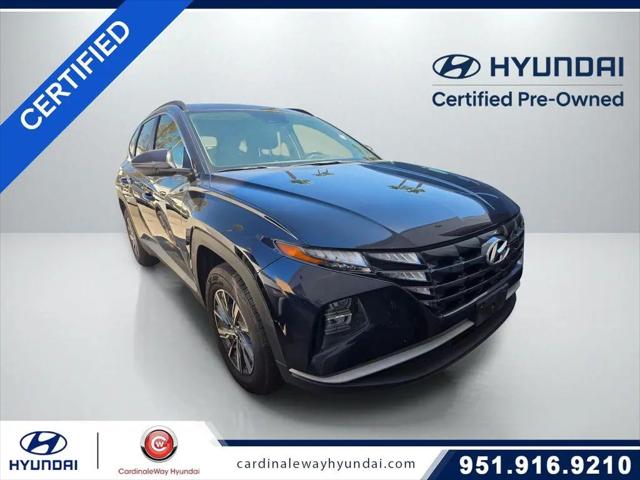 2022 Hyundai Tucson Hybrid Blue for sale in Corona, CA