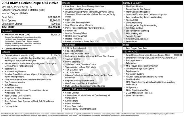 2024 BMW 4 Series 430i xDrive for sale in Roanoke, VA