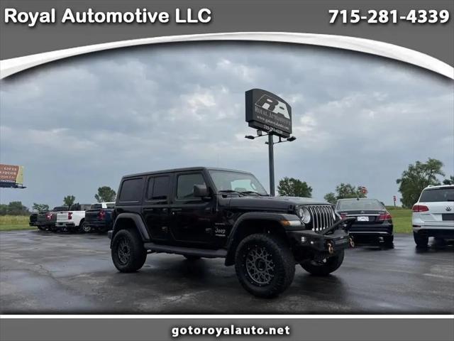 2018 Jeep Wrangler Unlimited Sahara 4x4 for sale in Weyauwega, WI