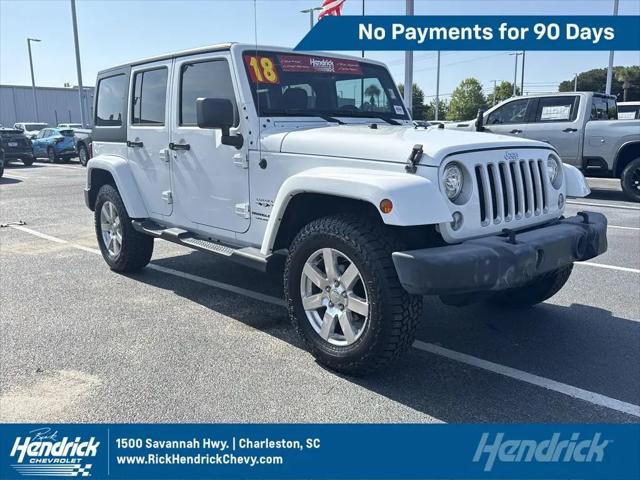 2018 Jeep Wrangler JK Unlimited Sahara 4x4 for sale in Charleston, SC
