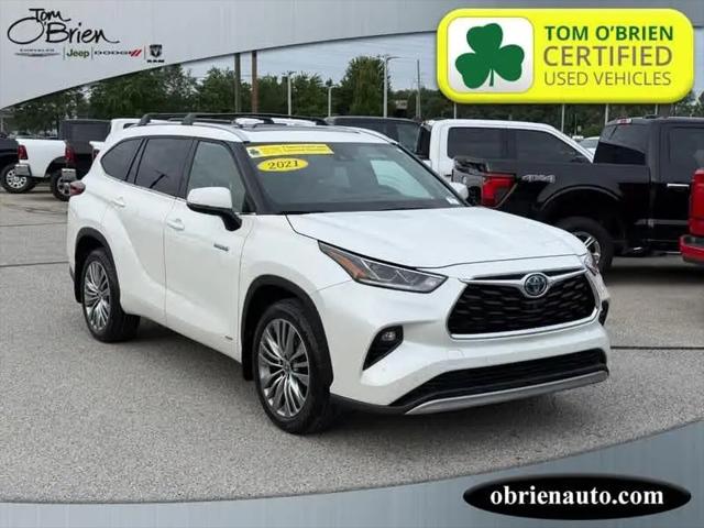 2021 Toyota Highlander Hybrid Platinum for sale in Indianapolis, IN