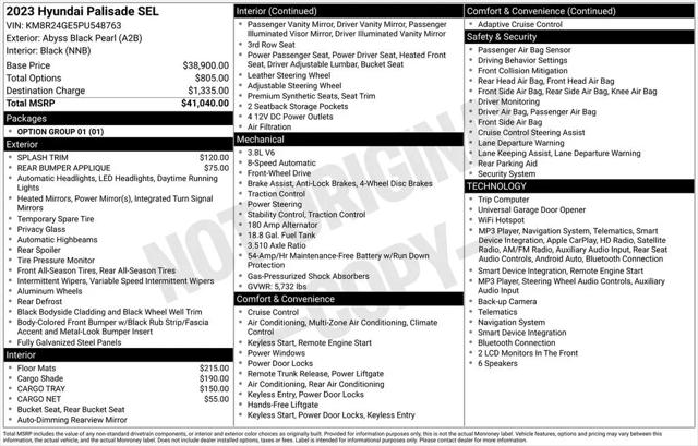 2023 Hyundai Palisade SEL for sale in Waco, TX