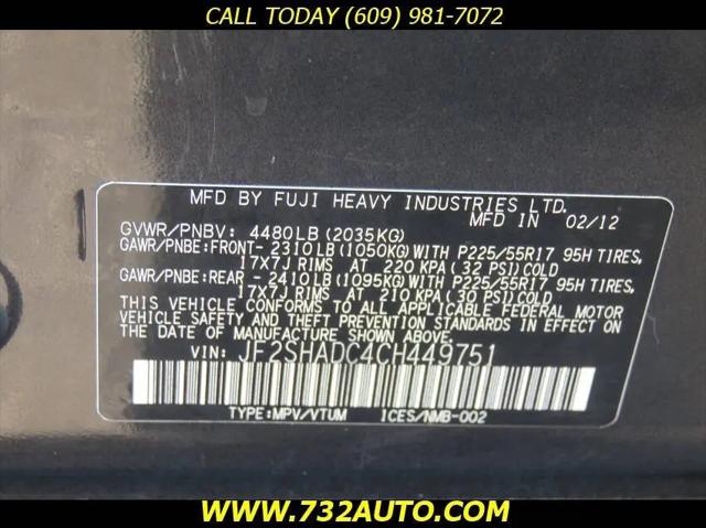 2012 Subaru Forester 2.5X Premium