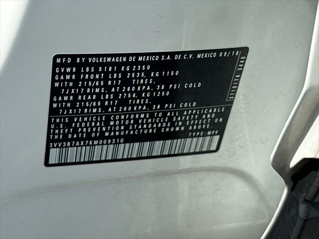 2019 Volkswagen Tiguan 2.0T SE