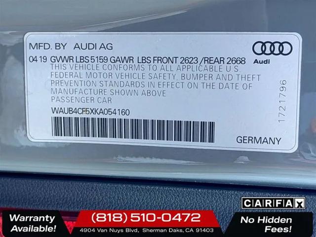 2019 Audi S5 3.0T Premium
