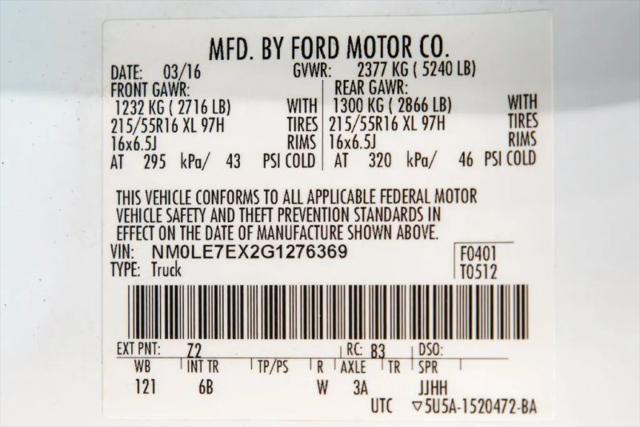 2016 Ford Transit Connect XL