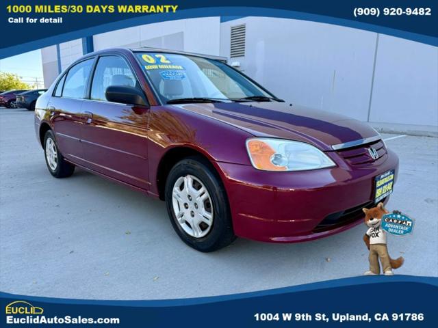2002 Honda Civic LX for sale in Upland, CA