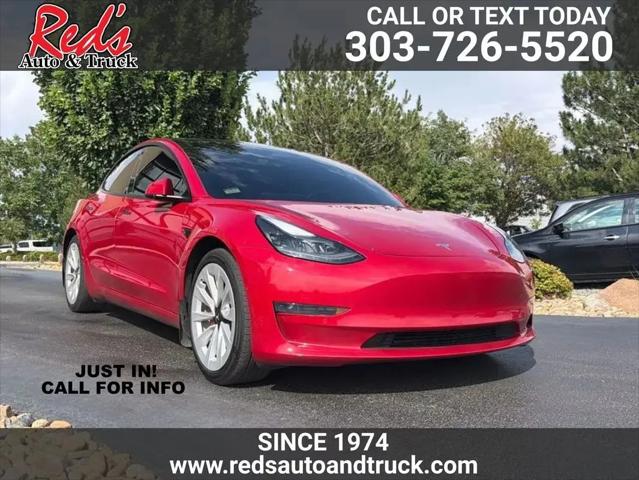 2022 Tesla Model 3 Rear-Wheel Drive for sale in Longmont, CO