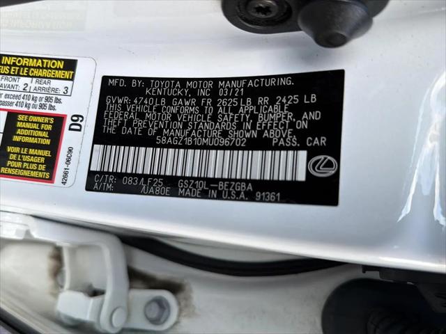 2021 Lexus ES 350 F SPORT