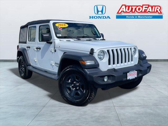 2018 Jeep Wrangler Unlimited Sport 4x4 for sale in Manchester, NH