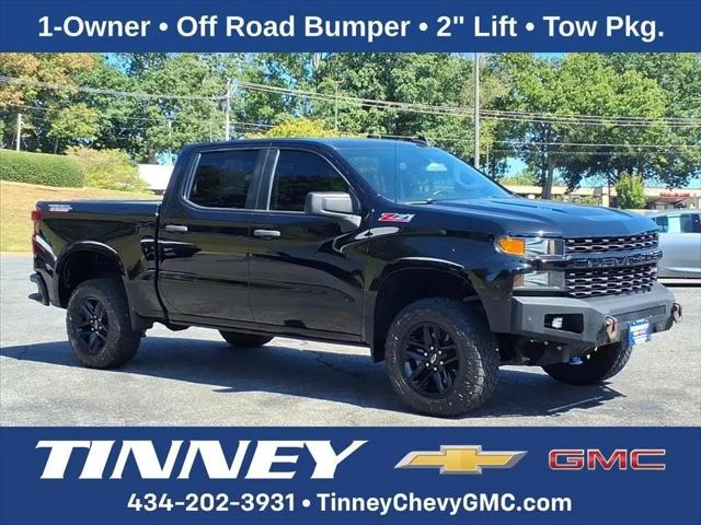 2021 Chevrolet Silverado 1500 4WD Crew Cab Short Bed Custom Trail Boss for sale in Lynchburg, VA