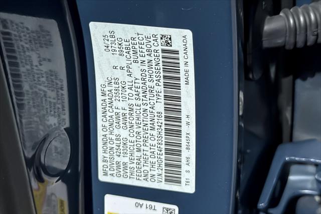 2025 Honda Civic Sport