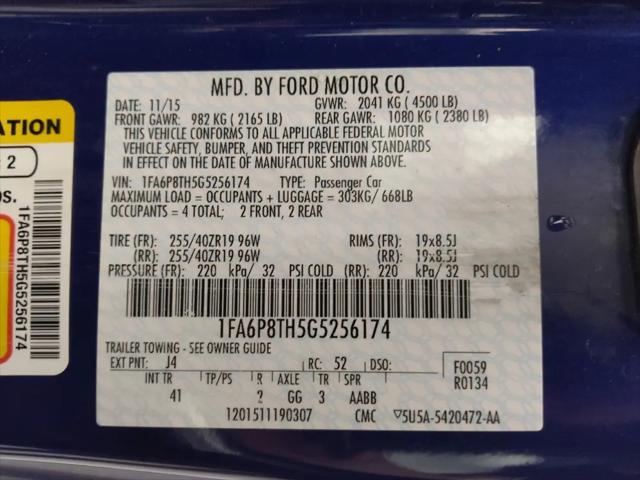 2016 Ford Mustang EcoBoost