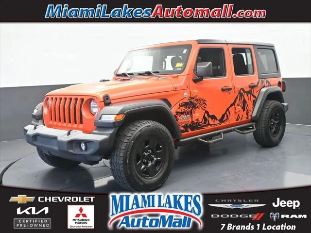 2018 Jeep Wrangler Unlimited Sport 4x4 for sale in Miami Lakes, FL
