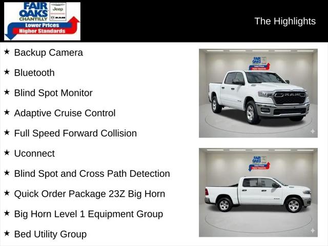 2025 Ram 1500 Big Horn Crew Cab 4x4 57 Box