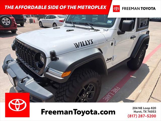 2025 Jeep Wrangler 2-Door Willys 4x4 for sale in Hurst, TX