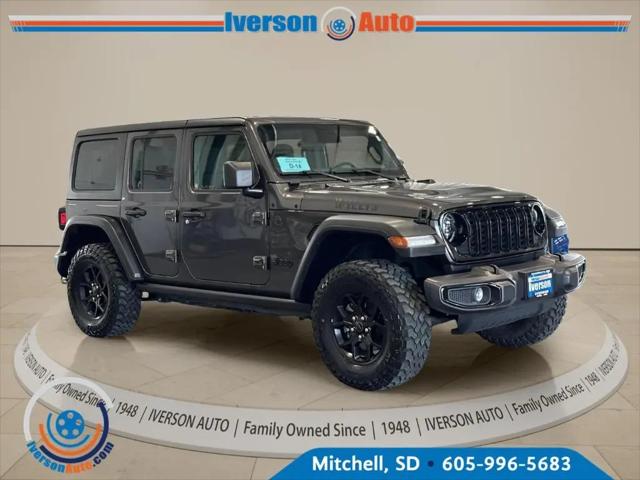 2025 Jeep Wrangler 4-Door Willys 4x4 for sale in Mitchell, SD